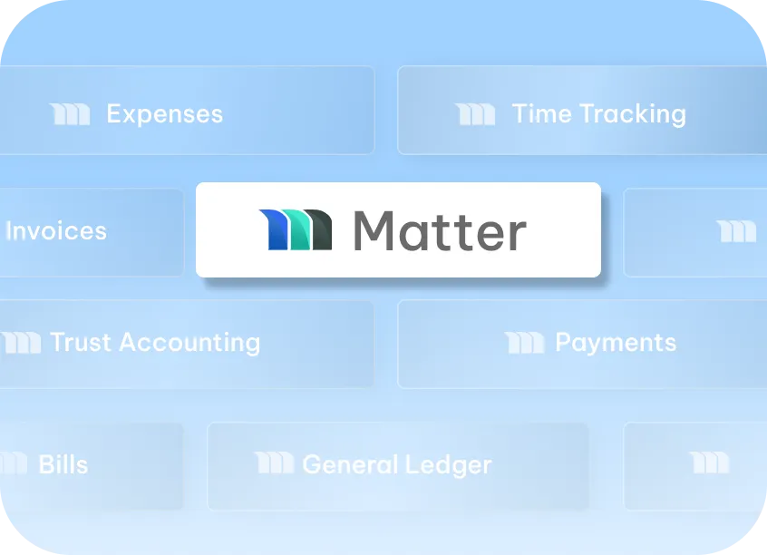 Matter Based Accounting System